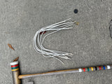 Vintage Collection of Croquet Mallets and Grass Hoops- Set of 14