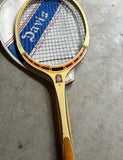 Vintage Collection of Wooden Tad Davis Tennis Rackets With Covers