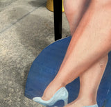 Oversized Wooden Painted Cutout of Elizabeth Taylor