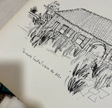 Pair of Brazilian Style Prints of House and Desert, Signed