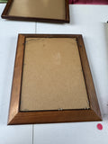 Owl Painting in Wooden Frame, Signed by Artist