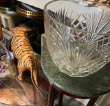 Large Glass Serving Punch Bowl