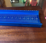 Vintage Ketch Blue Metal Shoe Sizer