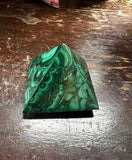 80's Malachite Pyramid Paperweight