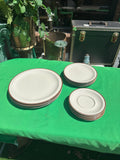 Vintage Desert Sand Grace Stoneware Collection of Plates and Mugs