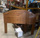 Full Size Panel Wood Carved Headboard