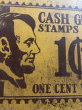 Antique Lincoln Metal Sign