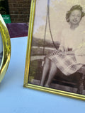 Pair of Vintage African American Photos in Gold Frames