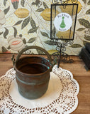 Small Vintage Metal Planter Style Bucket