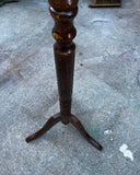 1970s Tall Vintage Hand Carved Wooden Coat Rack