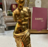 Small Gold Venus De Milo Ceramic Sculpture
