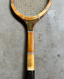 Vintage Collection of Miscellaneous Wooden Tennis Rackets With Guard and Cover