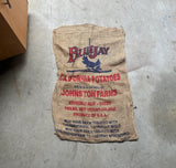 Collection of Vintage Grain Sacks- Set of 5