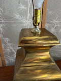 Large Vintage Brass Table Lamp