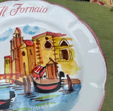 Ceramic Italian Painted Decorative Plate