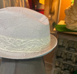 90's Chatties White Lace Fedora