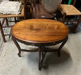 Wooden Table With Removable Glass Table Top