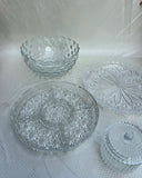 Instant Collection of Glass Serving Bowls and Trays- Set of 9