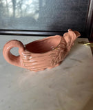 Lemon Gravy Pink Ceramic Boat