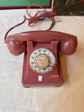 Salmon Colored Rotary Phone