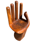 Brown Wooden Hand Chair