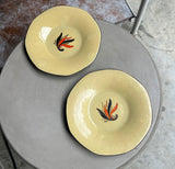 Pair of Small Ceramic Swedish Decorative Plates
