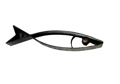 Small Black Metal Fish Knick-Knack