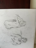 Drawing of Multiple Erotic Posed Models