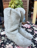 Cowboy Boot Pair Concrete Planter