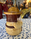 Monk Figure Ceramic Cookie Jar