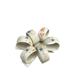 Collection of Ceramic Floral Japanese's Napkin Rings- Set of 6