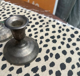 Pair of Small Silver Candlestick Holders