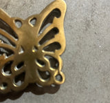Small Brass Simple Butterfly Trivet/Hot Plate