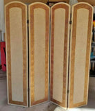 Large Wooden Gold Greek Key Screen