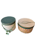 Pair of Decorative Green and White Boxes