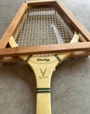 Collection of Vintage Miscellaneous Wooden Tennis Rackets With Guards