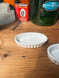 Pair of Small Ceramic White Dishes