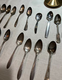 Huge Collection of Silver Spoons- Set of 22