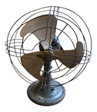 Antique 1950s Industrial General Electric Table Fan