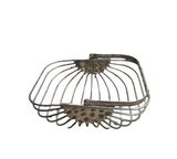 Silver Wire Fruit Basket With Handle