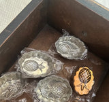 Collection of Brass Pineapple Molds- Set of 13