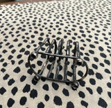 Small Silver Envelope Holder/Desk Accessory