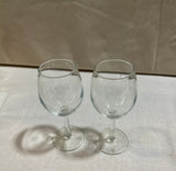 Pair of Simple Wine Glasses