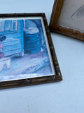 Pair of African Framed Drawings