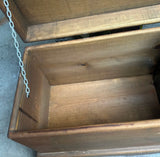Small Wooden Rustic Style Storage Trunk