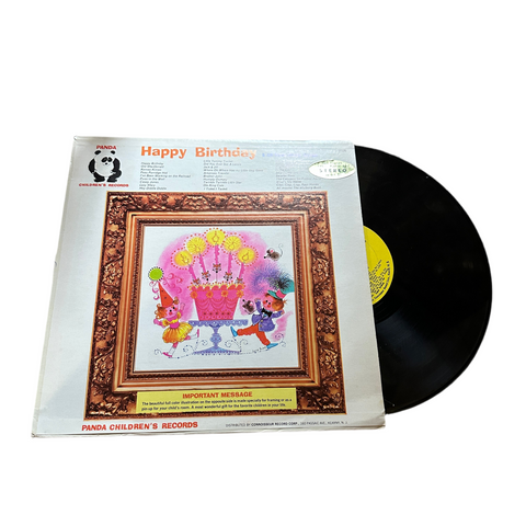 Panda Children's Records "Happy Birthday" Vintage Vinyl