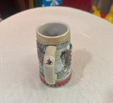 Hand Crafted Ceramic Equestrian Beer Stein