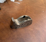 Small Silver Etched Tape Dispenser With Floral Details
