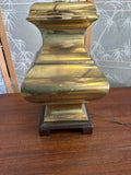 Large Vintage Brass Table Lamp
