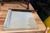Vintage Industrial Heavy Plastic Paper Cutter